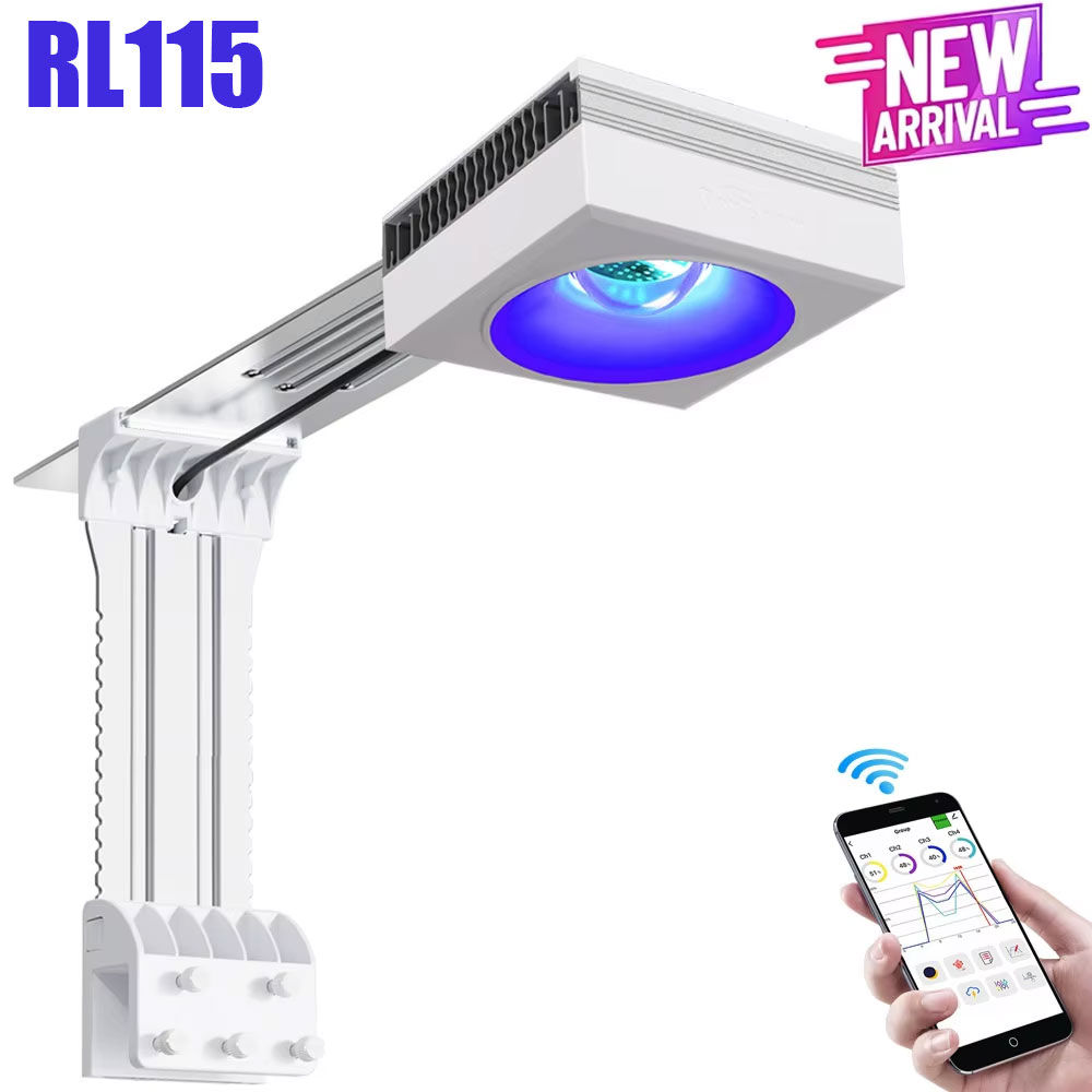 Marine Aquarium Led Lights - NEW PopBloom RL115 WiFi Marine Aquarium