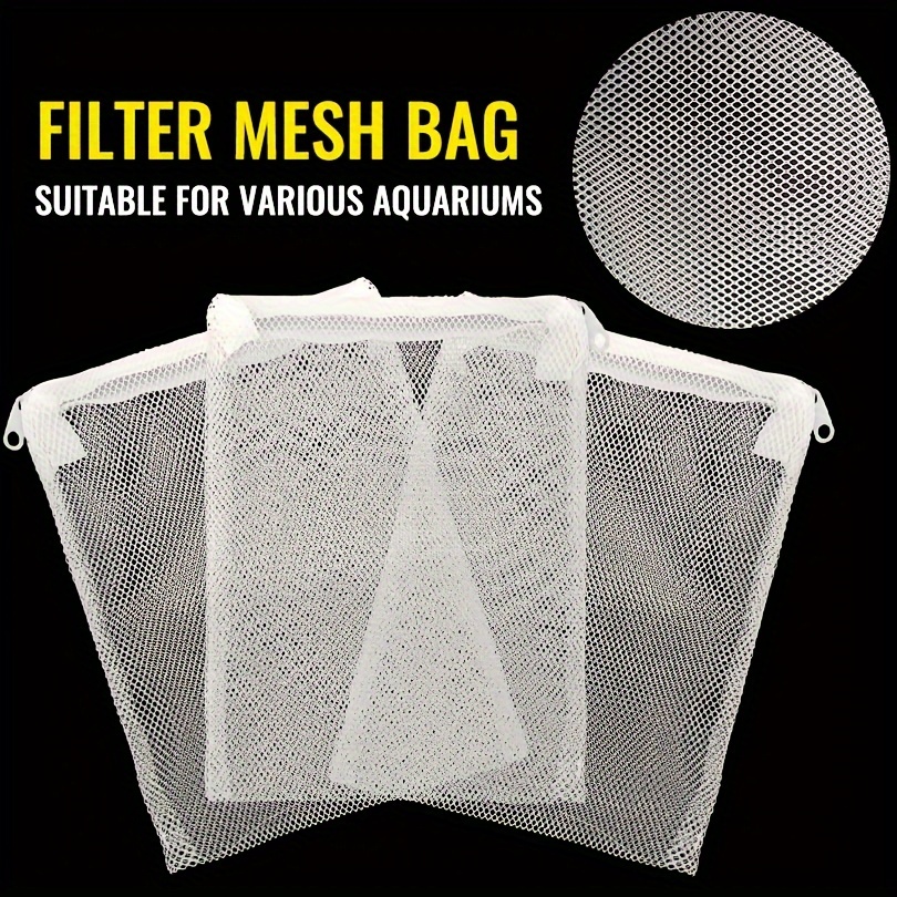 Marine Aquarium Protein Skimmer - Reusable Zipper Filter Media Bags for
