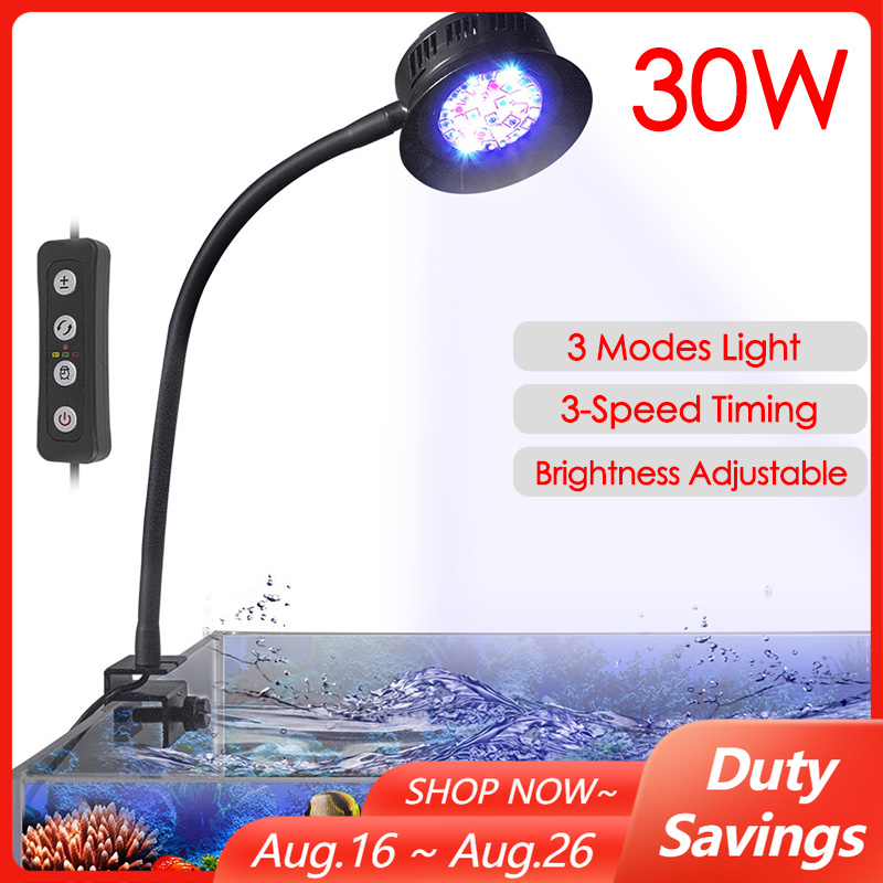 Marine Aquarium Led Lights - 30W Aquarium Fish Tank Sea Water