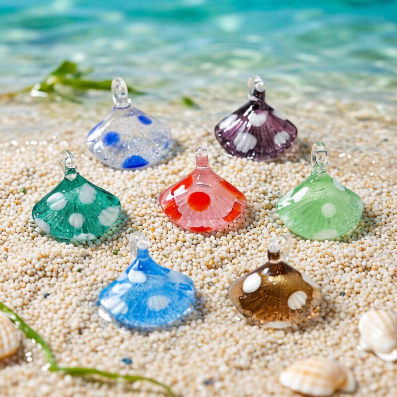 Marine Aquarium & Regional Centre Reviews - Colorful Mini Sea Shell Charm Glass