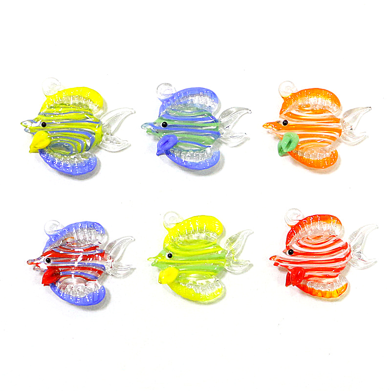 Marine Aquarium & Regional Centre Reviews - 2Pcs Mini Marine Fish Figurine Glass