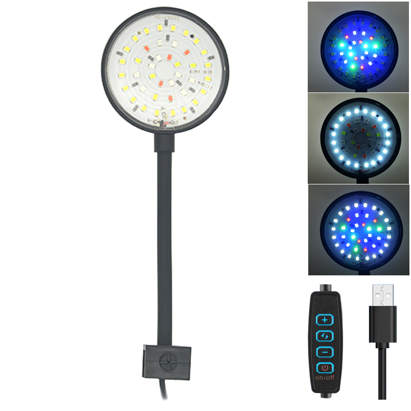 USB Aquarium LED Lamp Fish Tan - Marine Aquarium Lamp ulasan dan harga
