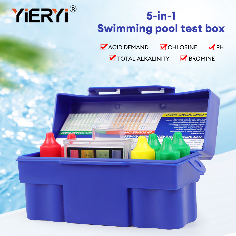 Yieryi 5-Way Test Kit For Pool - Marine Aquarium Water Test Kit ulasan dan harga