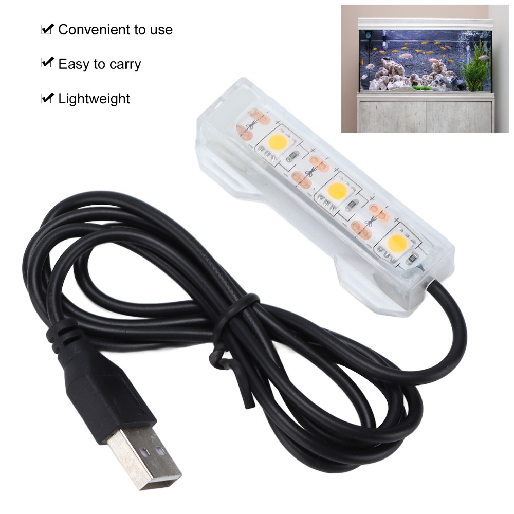 Decorative Lighting USB Aquari - Marine Aquarium Lamp ulasan dan harga