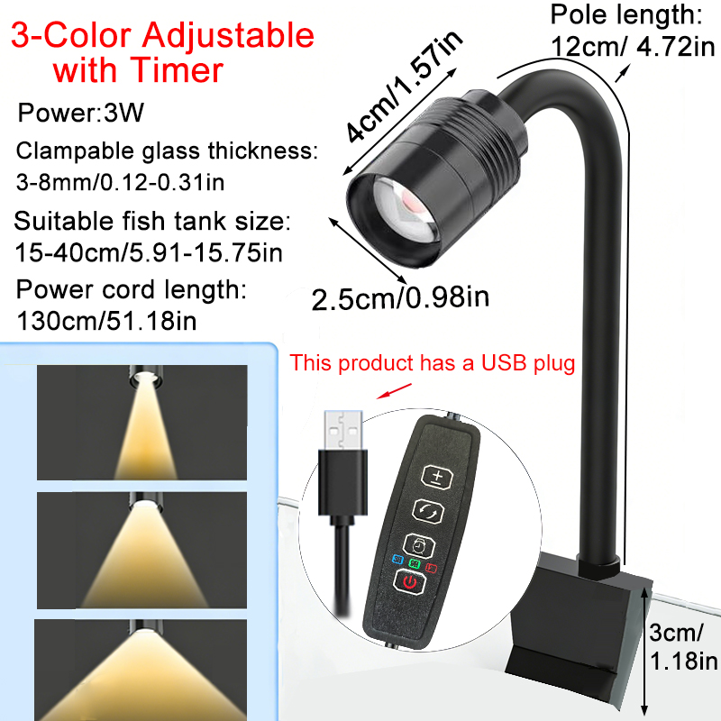 3W South American Aquarium Spo - Marine Aquarium Lamp ulasan dan harga