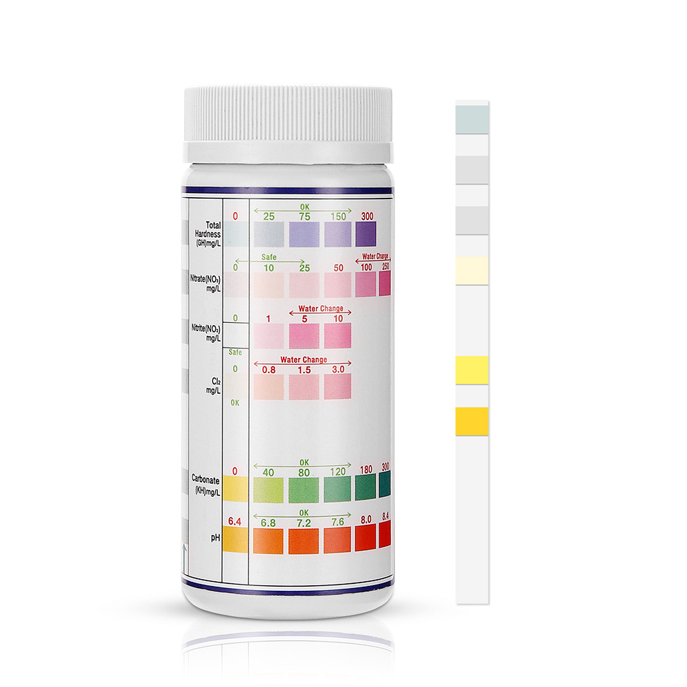 6-In-1 Water Quality Test Stri - Marine Aquarium Water Test Kit ulasan dan harga