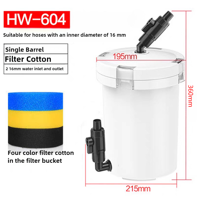HW-604 Aquarium Filter Bucket  - Marine Aquarium Protein Skimmer ulasan dan harga