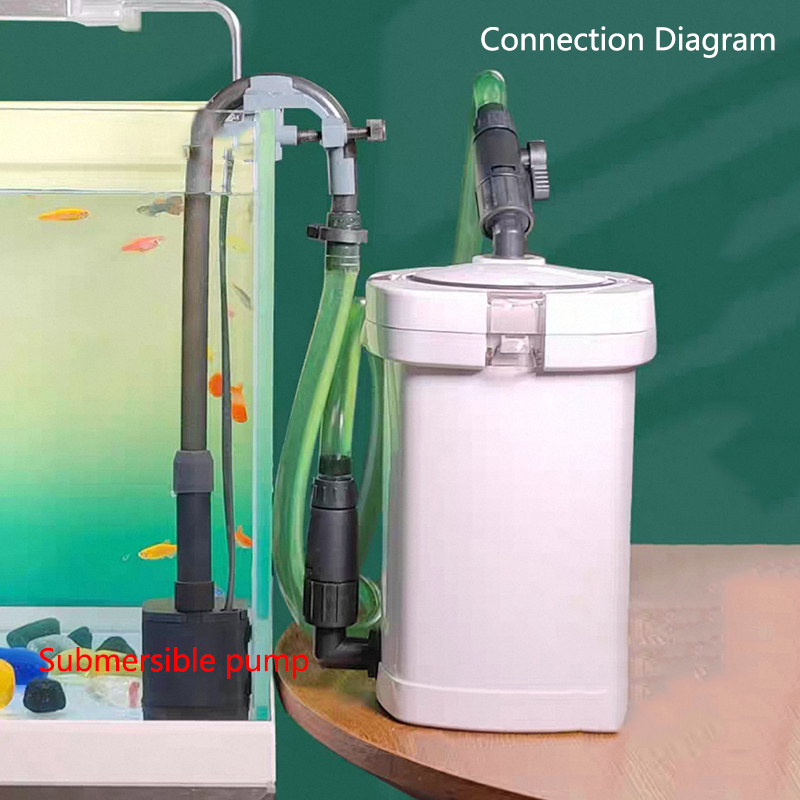 HW-604 Aquarium Filter Bucket  - Marine Aquarium Protein Skimmer ulasan dan harga