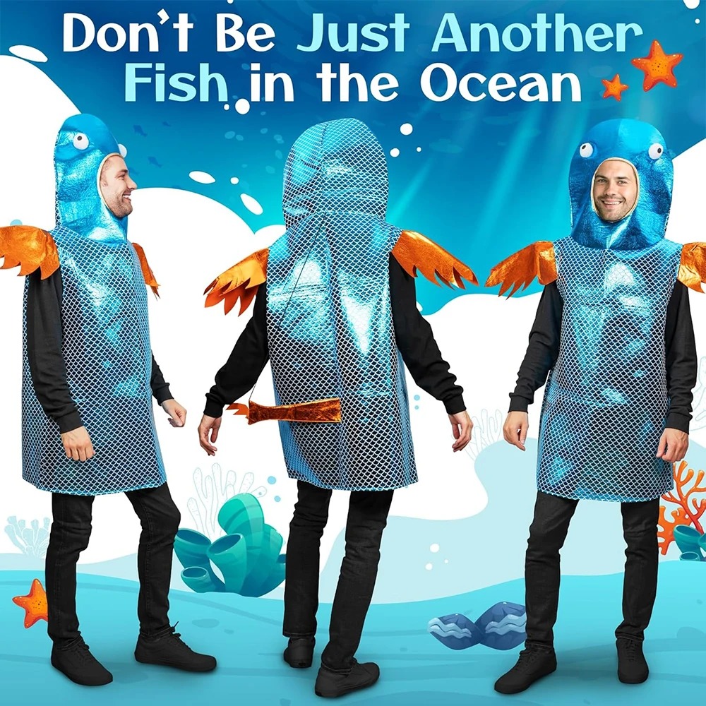 Shiny Blue Fish Costume Metall - Aquarium & Marine Museum Universiti Malaysia Sabah Kota Kinabalu Sabah ulasan dan harga