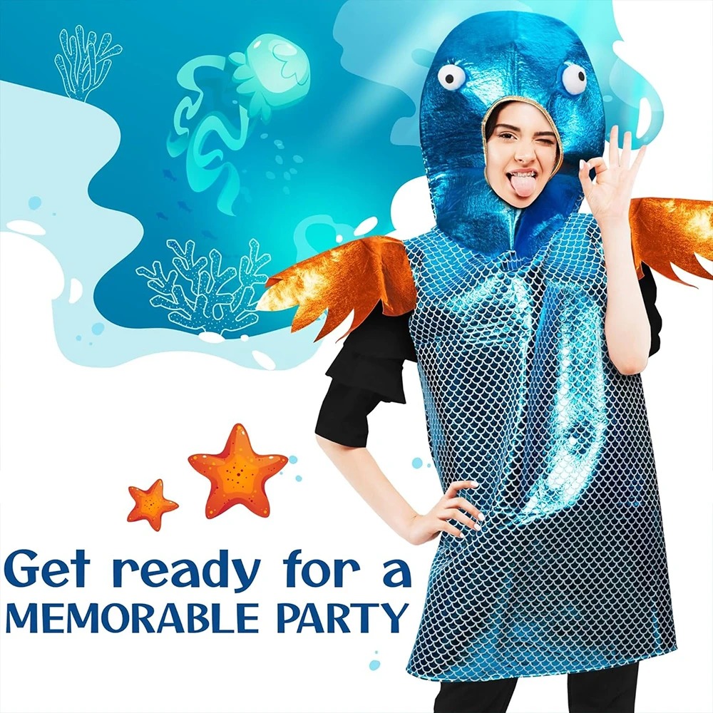 Shiny Blue Fish Costume Metall - Aquarium & Marine Museum Universiti Malaysia Sabah Kota Kinabalu Sabah ulasan dan harga