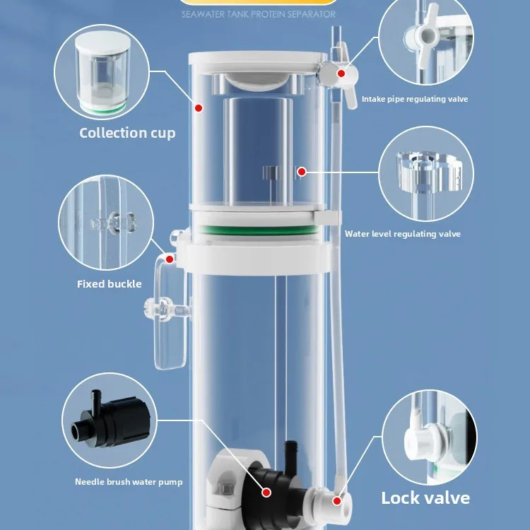 110V-240V New Mini Aquarium Pr - Marine Aquarium Protein Skimmer ulasan dan harga