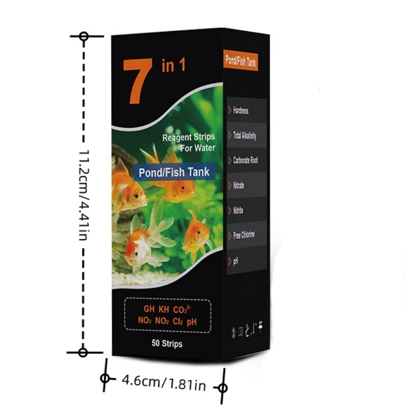7-in-1 Aquarium Freshwater pH  - Marine Aquarium Water Test Kit ulasan dan harga
