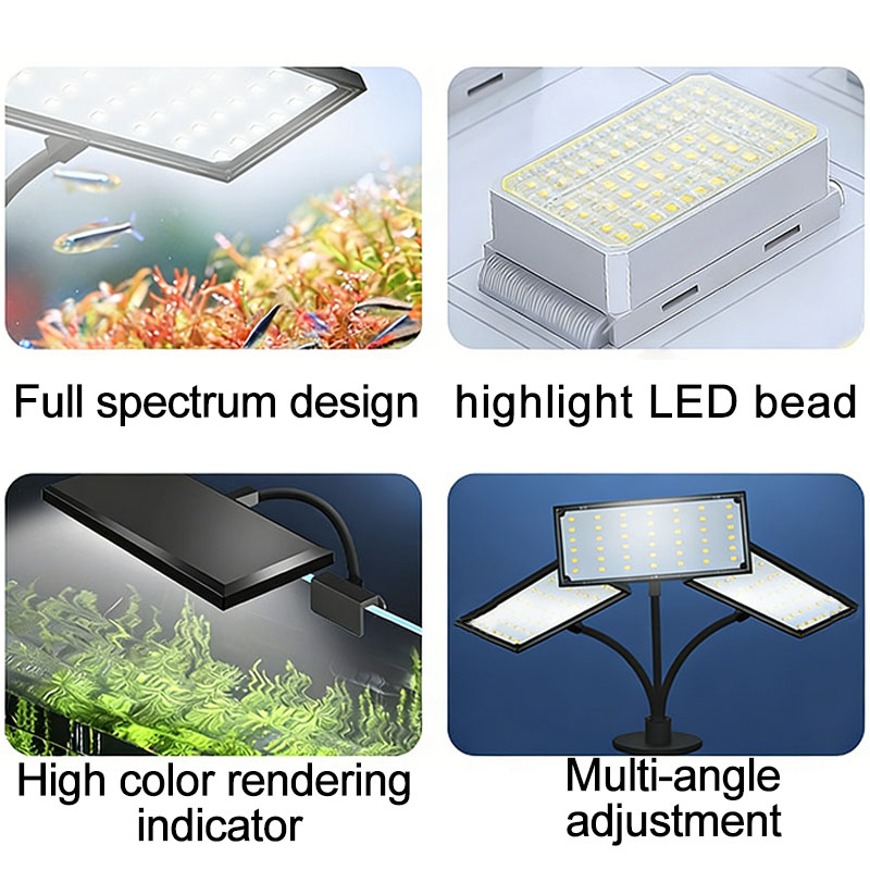 Aquarium Fish Tank Full Spectr - Marine Aquarium Lamp ulasan dan harga
