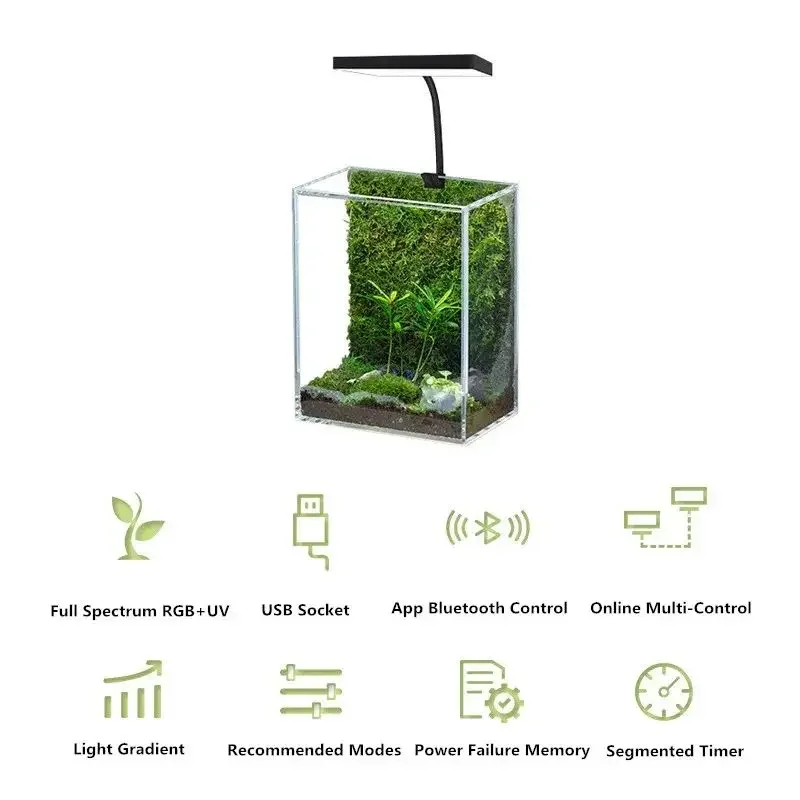 WEEK AQUA Mag Pro USB Nano Aqu - Marine Aquarium Led Lights ulasan dan harga