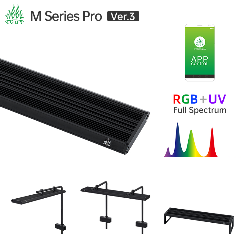 Week Aqua M Series RGB UV LED  - Marine Aquarium Led Lights ulasan dan harga