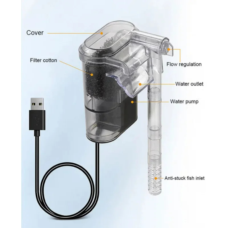 New Suspended Filter For Fish  - Marine Aquarium Protein Skimmer ulasan dan harga