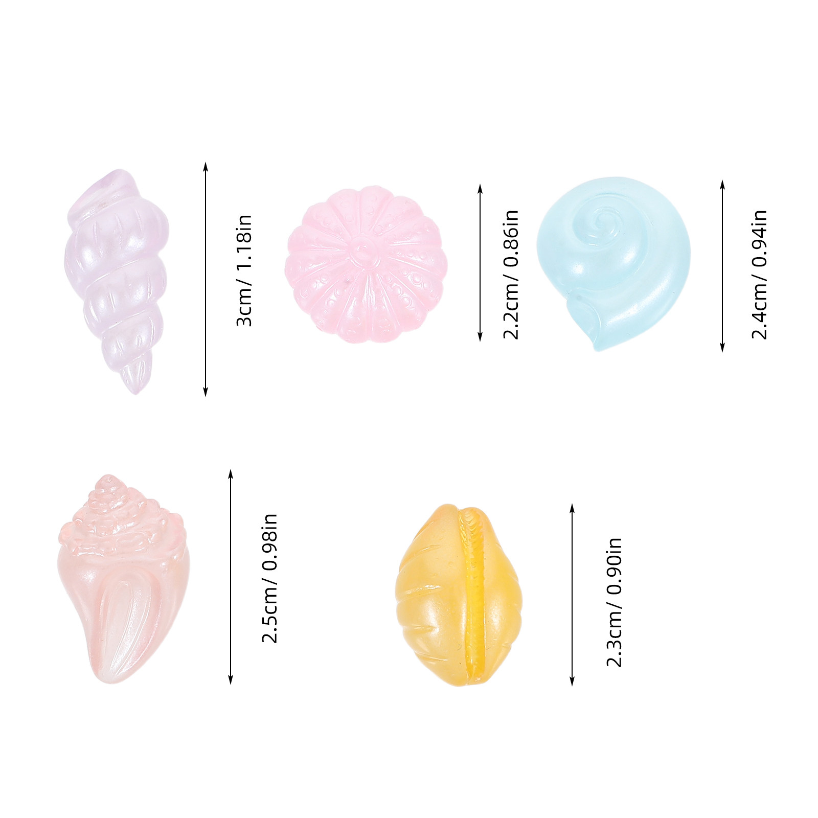 20Pcs Resin Ocean Animal Minia - Aquarium Marine Color ulasan dan harga