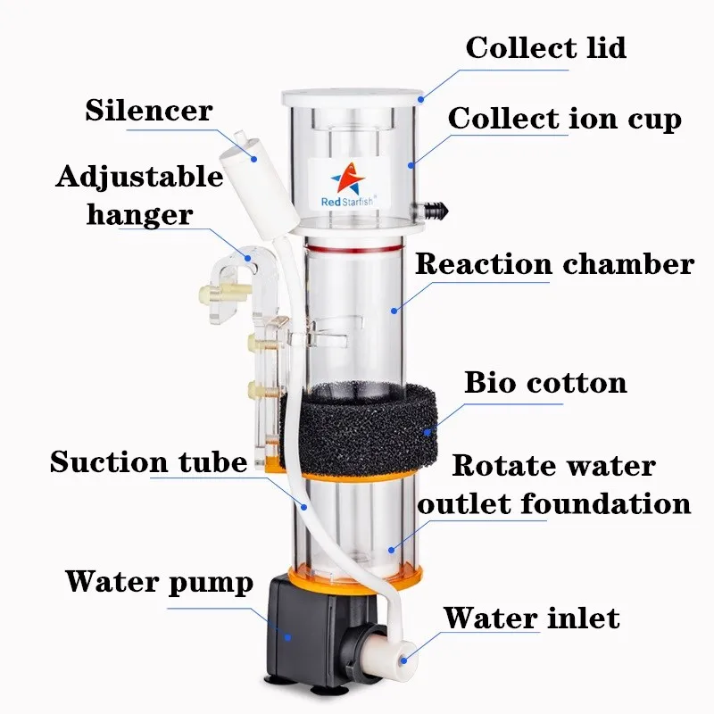 Red StarFish Protein Skimmer U - Marine Aquarium Protein Skimmer ulasan dan harga