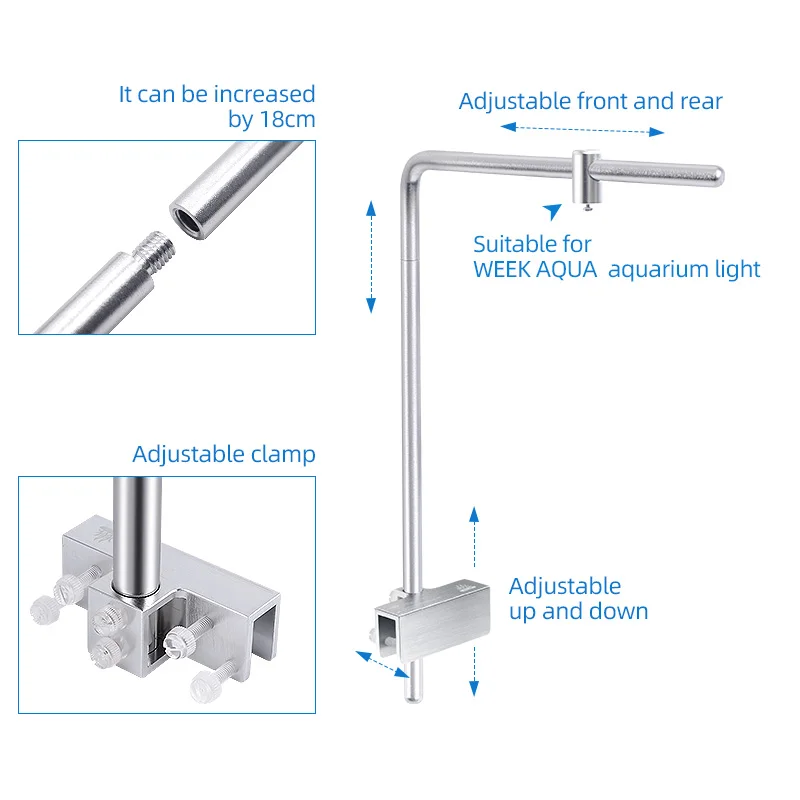 Week Aqua Light Stand Universa - Marine Aquarium Lamp ulasan dan harga