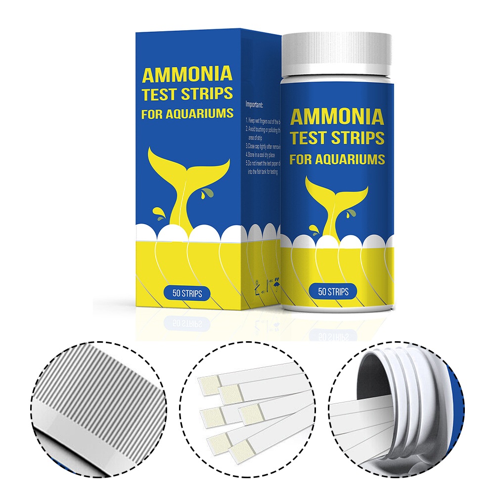 50Pc Ammonia Nitrogen Quick Wa - Marine Aquarium Water Test Kit ulasan dan harga